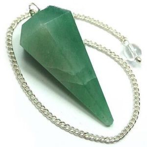 Aventurine Pendulum - Green Natural Stone Aventurine - Stone of Opportun…